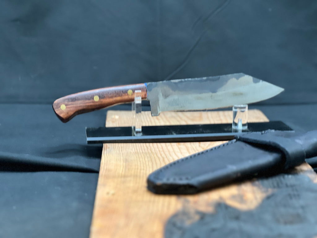 Clip point camp knife