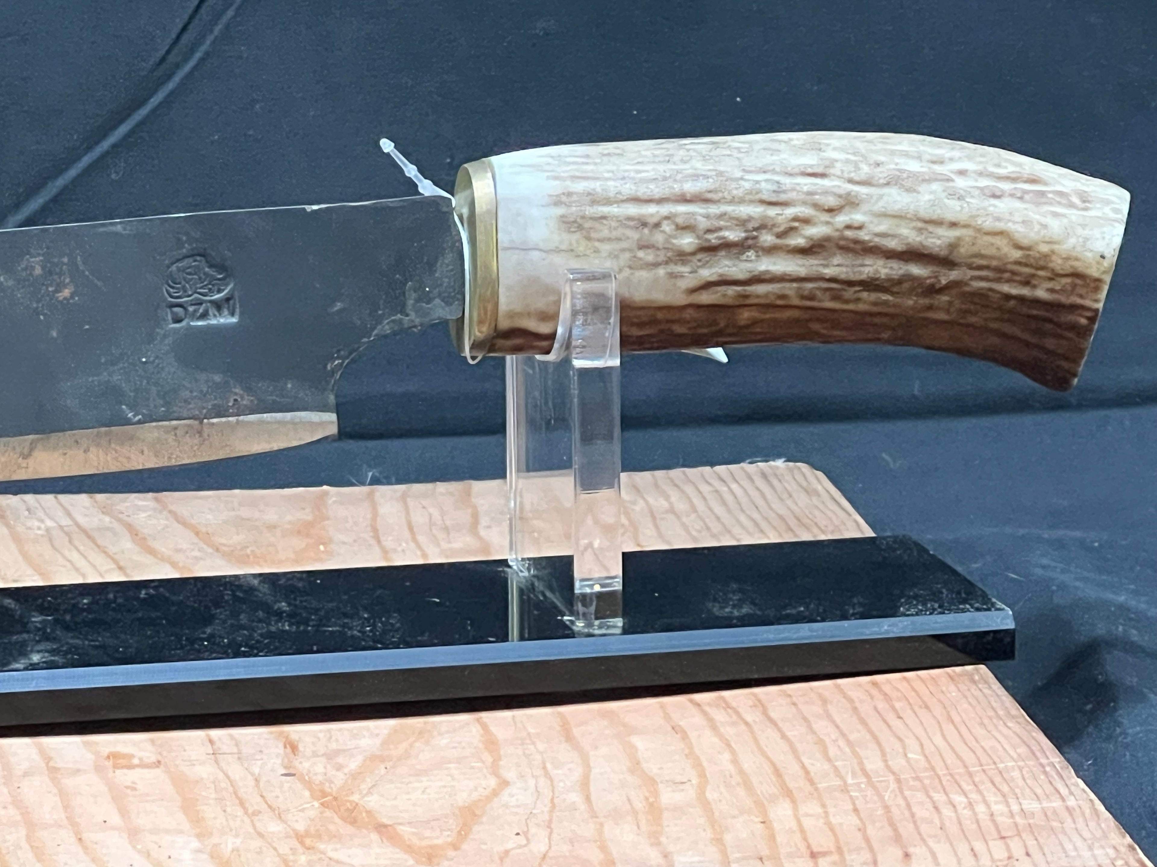 Deer antler chef knife